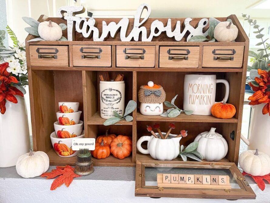 charming farmhouse fall decor ideas 3