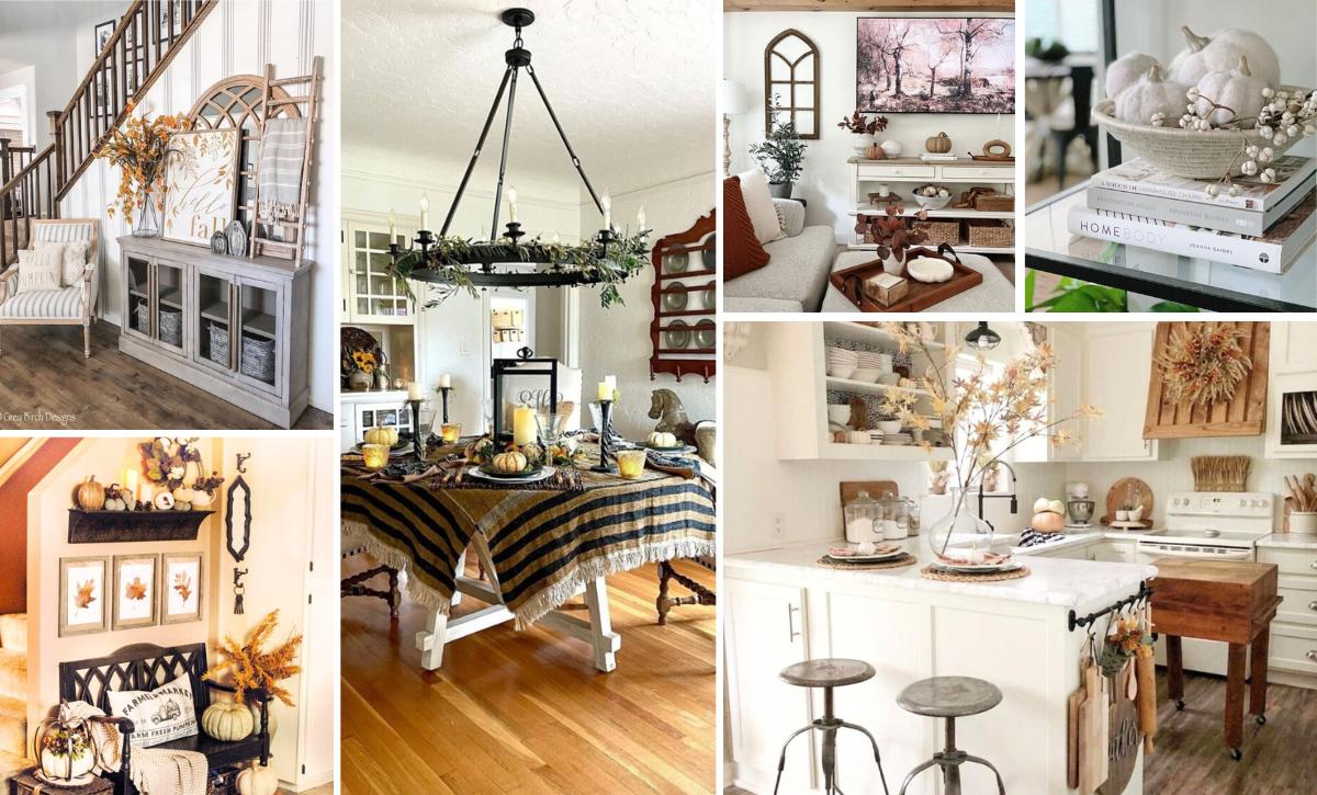 elegant neutral fall decor ideas