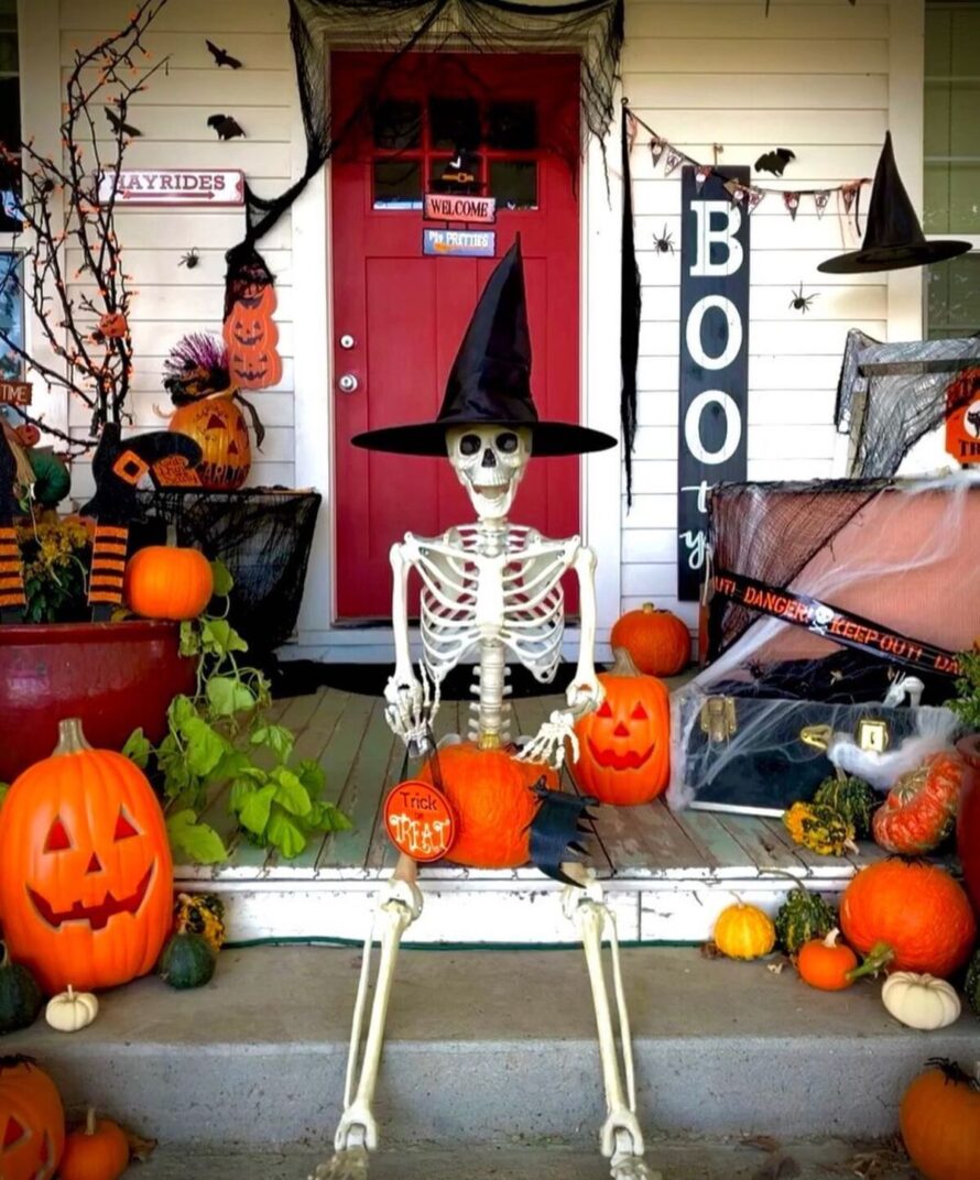 fun outdoor halloween decoration ideas 12