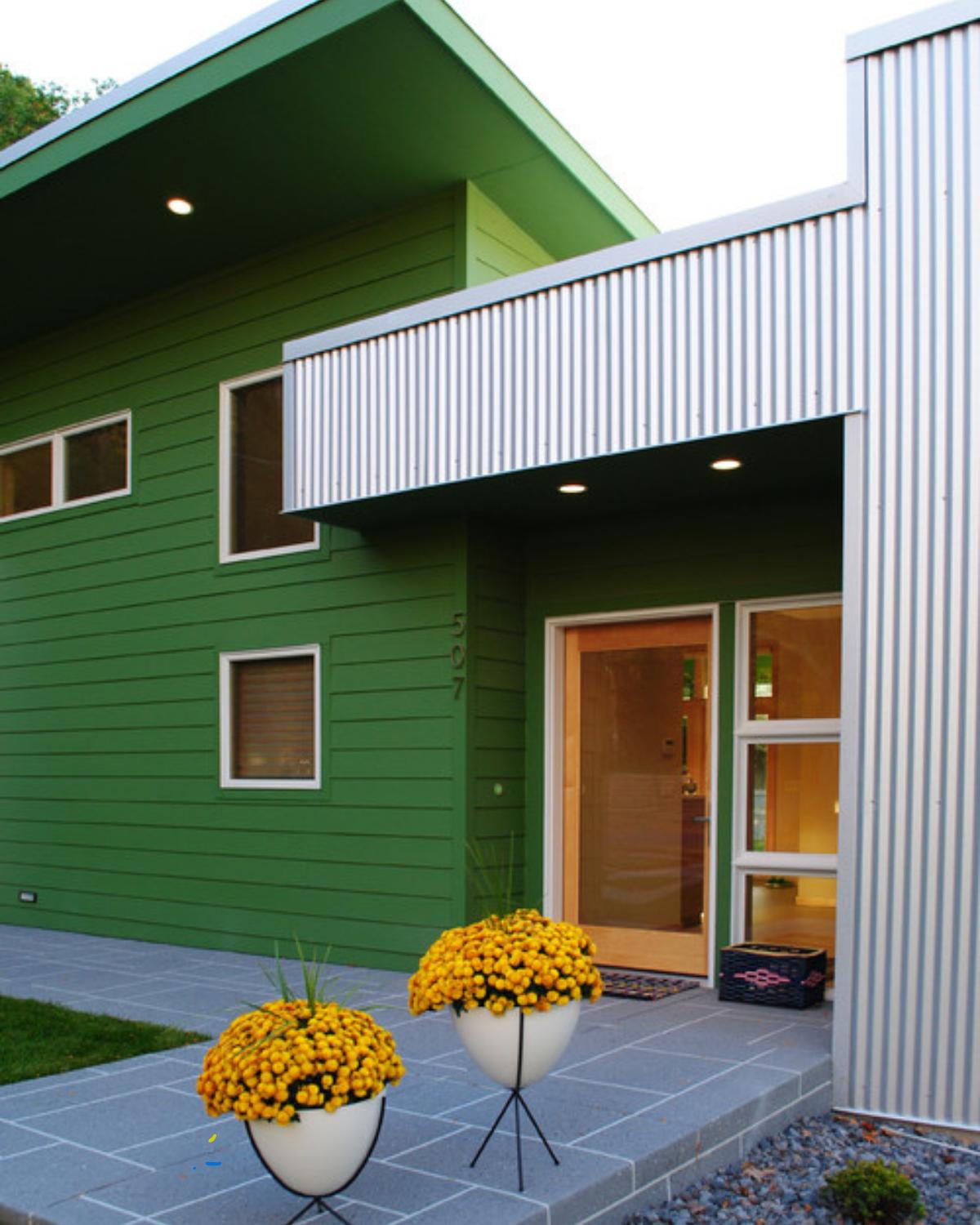 green exterior house colors 13