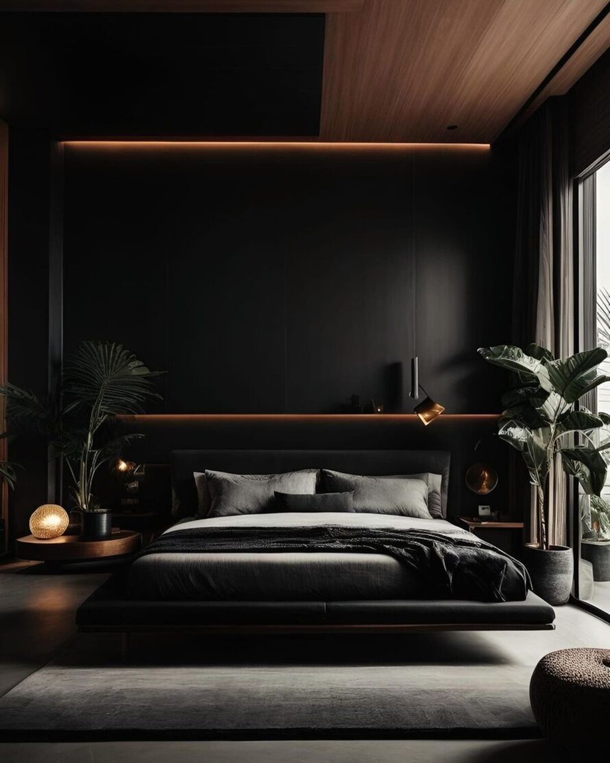 romantic dark and cozy bedroom ideas 10