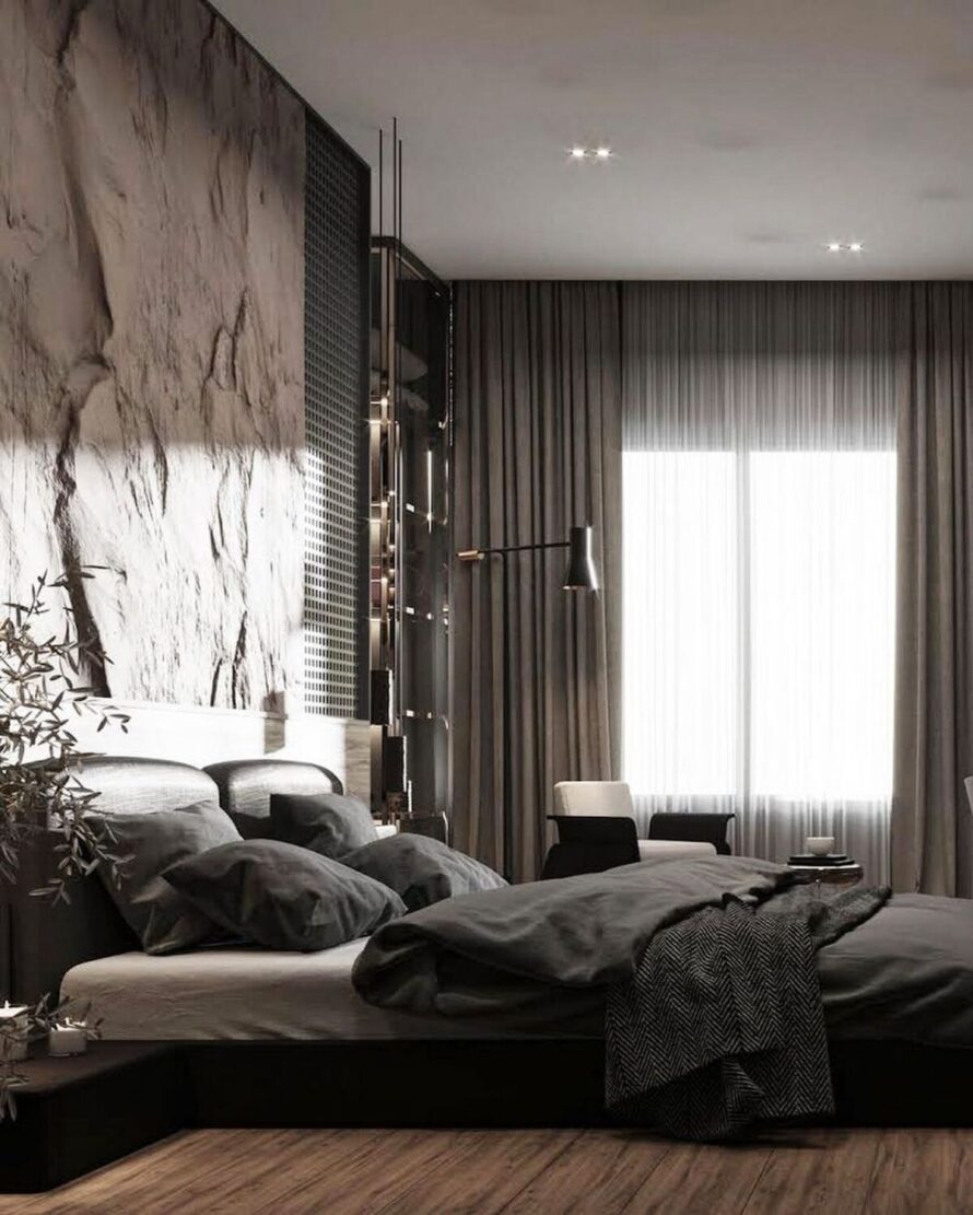 romantic dark and cozy bedroom ideas 17