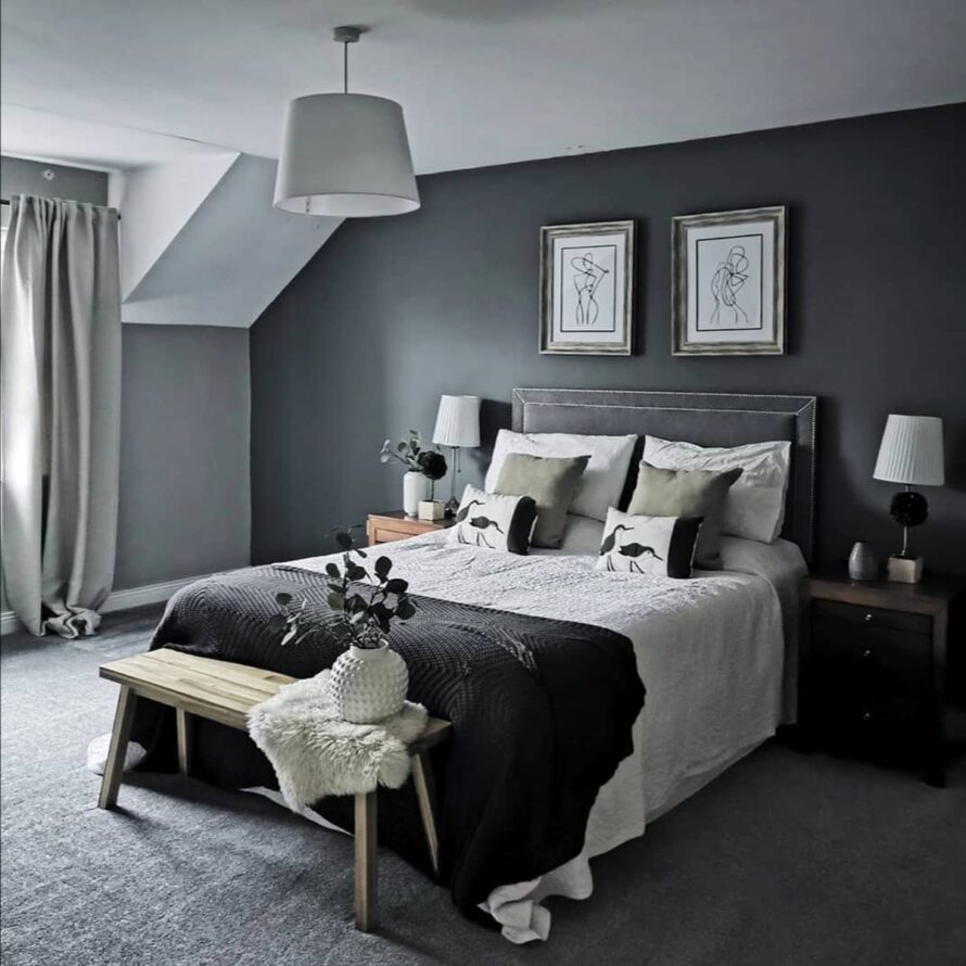 romantic dark and cozy bedroom ideas 4