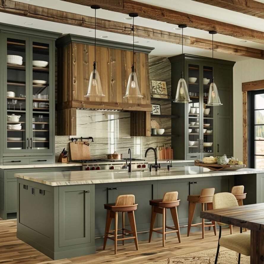 34 Awesome Sage Green Kitchen Design Ideas