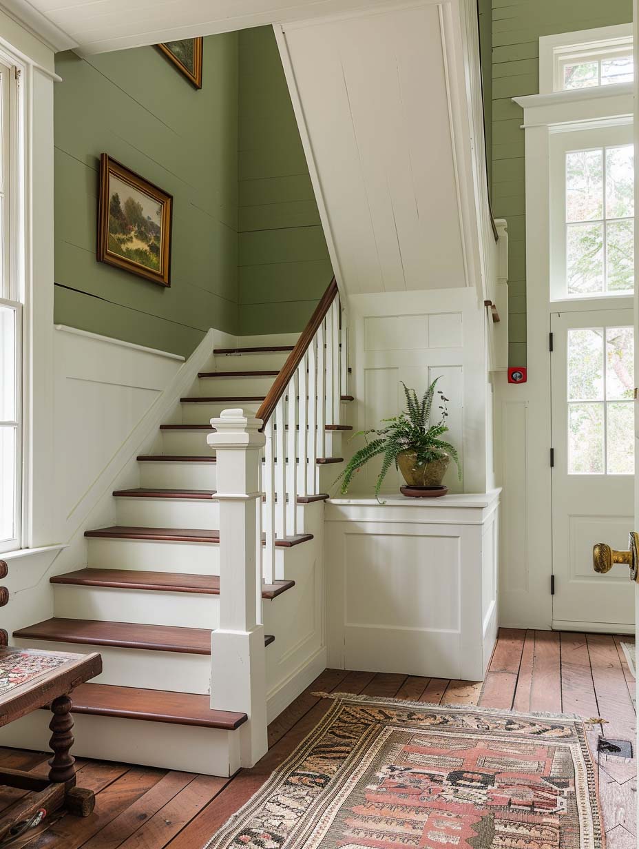 Farrow and Ball Lichen Staircase