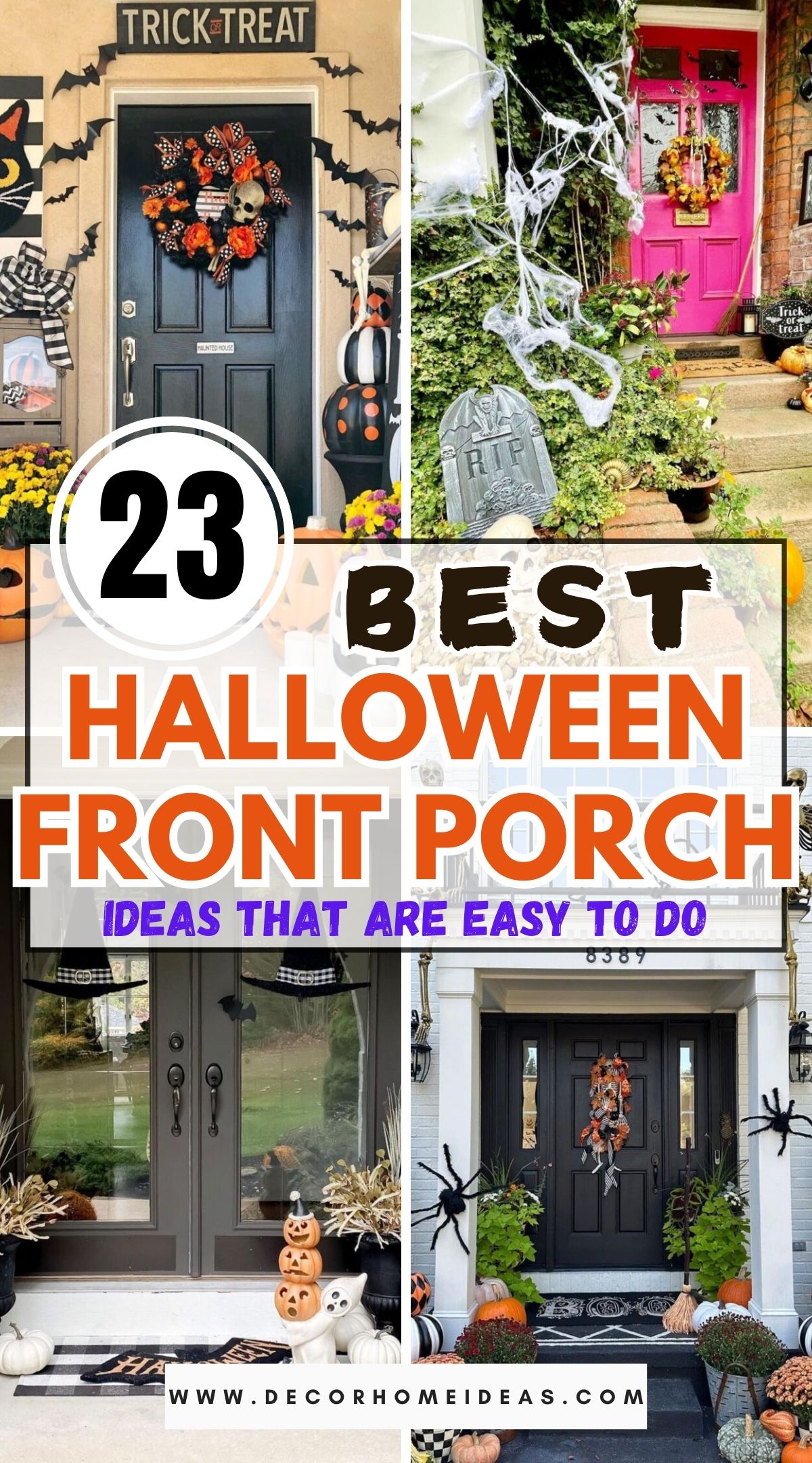 Halloween Front Porch Decor Ideas