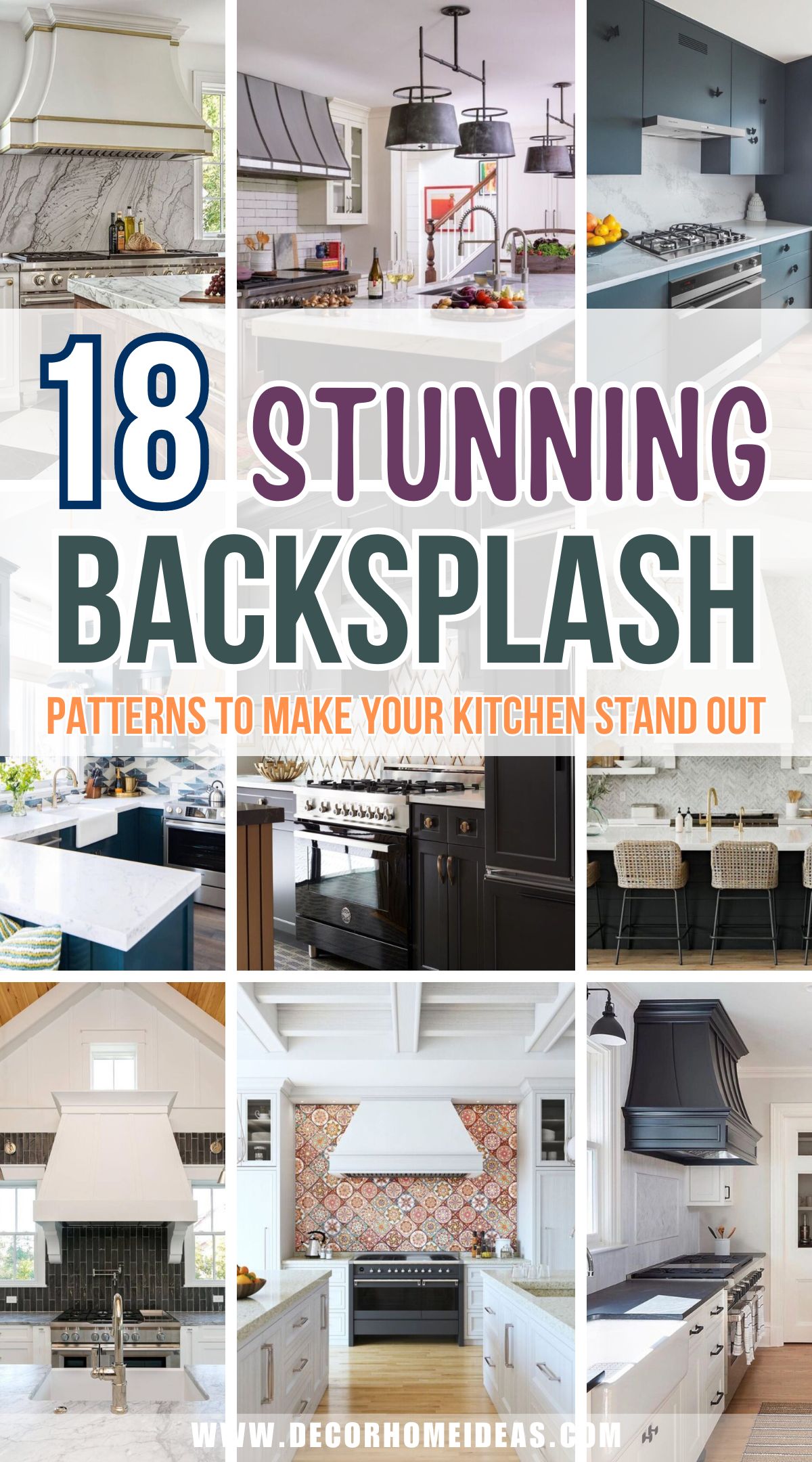 best backsplash patterns kitchen