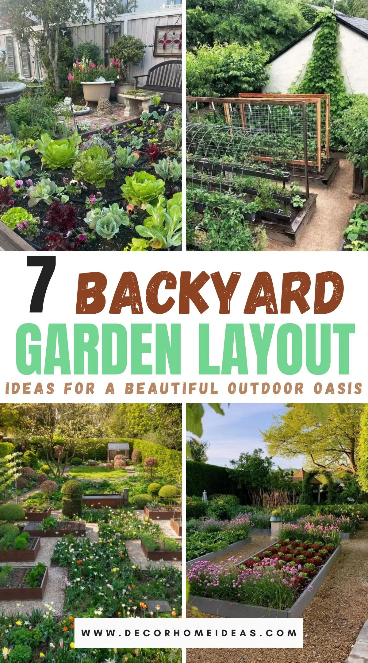 Transform your outdoor space with these 7 backyard garden layout ideas to create your own haven of tranquility. Explore serene designs featuring lush greenery, cozy seating areas, water features, and charming pathways. Discover how to incorporate these elements to craft a peaceful retreat perfect for relaxation and enjoying nature right in your backyard.