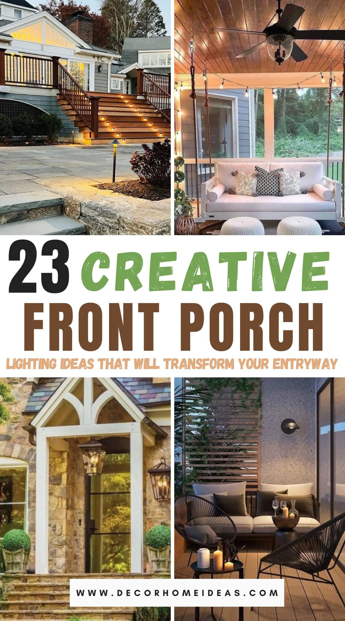 23 Front Porch Lighting Ideas to Brighten Your Home's Entryway with ...