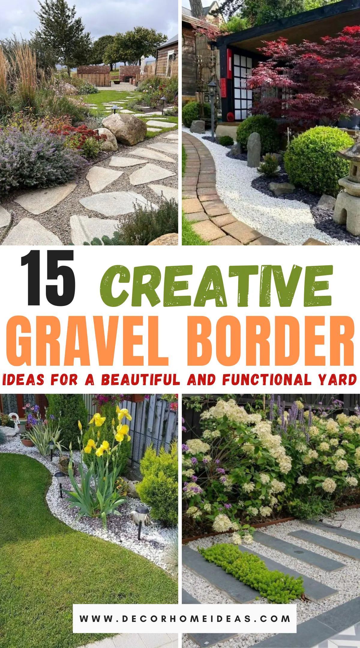 Enhance your garden and landscape with these 15 creative gravel border ideas. Discover unique ways to use gravel to define flower beds, pathways, and edges while adding texture and style. From minimalist designs to intricate patterns, explore how these versatile gravel borders can transform your outdoor space into a beautiful and well-organized haven.