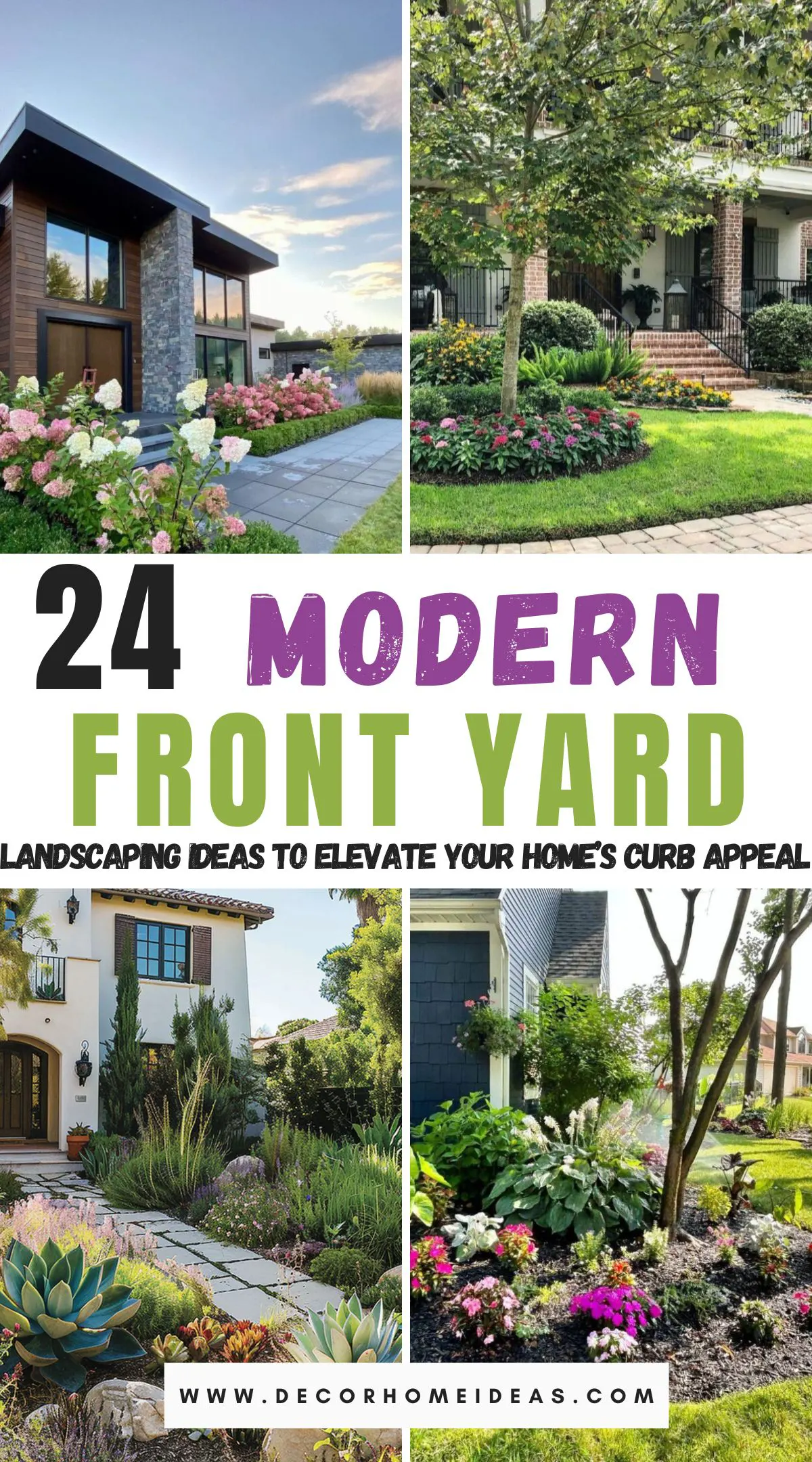 Elevate your home's curb appeal with our 24 modern front yard landscaping ideas. Discover contemporary designs that blend aesthetics and functionality, from sleek pathways to minimalist plant arrangements. Explore how these innovative landscaping ideas can transform your front yard into a stylish and welcoming entryway.