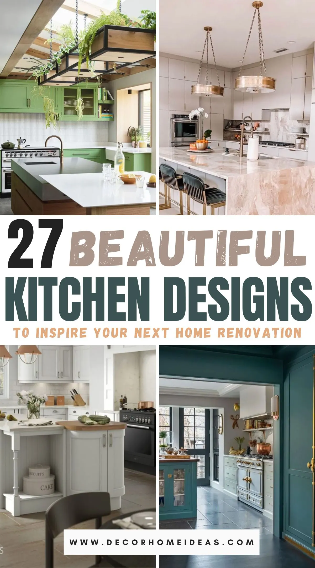 Revitalize your culinary space with our 27 beautiful kitchen designs to inspire your next home renovation. From sleek modern aesthetics to cozy farmhouse styles, discover a range of ideas that blend functionality with stunning decor. Explore innovative layouts, color schemes, and storage solutions to create your dream kitchen.