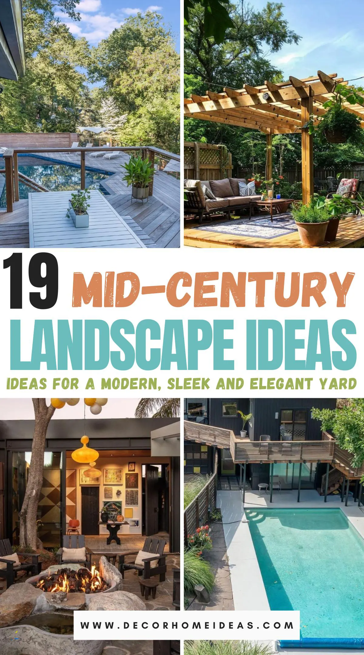 Transform your outdoor space with 19 mid-century modern landscaping ideas that perfectly complement your retro home aesthetic. Explore clean lines, geometric shapes, and organic elements to create a cohesive and stylish look. From sleek patio designs to vibrant plant choices, discover how to blend classic mid-century modern charm with contemporary landscaping for a timeless appeal.