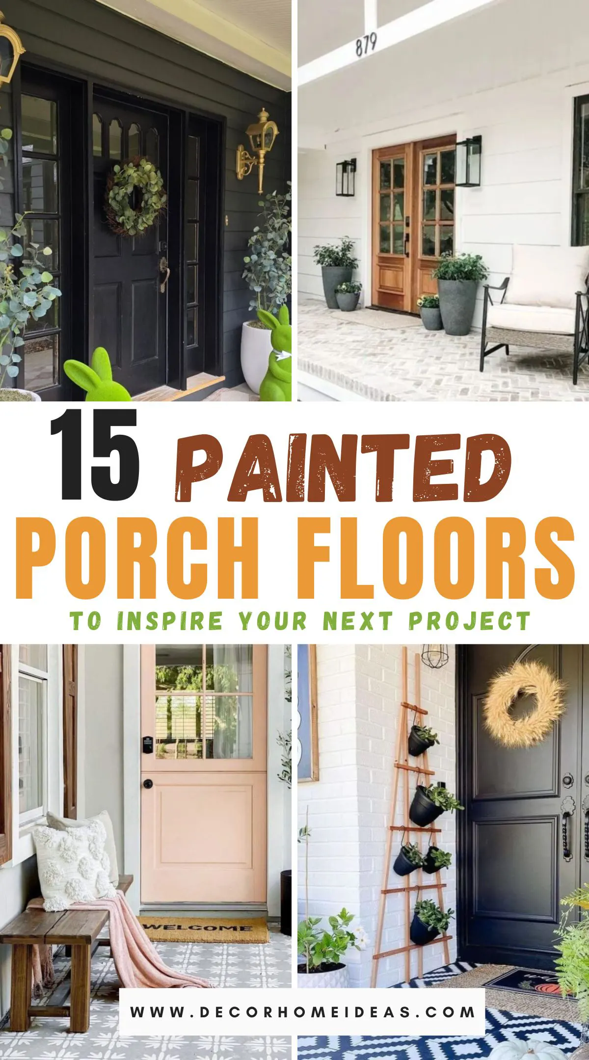 Transform your outdoor space with these 15 painted porch floor ideas to add colorful charm. Discover a variety of creative designs, from bold geometric patterns and classic stripes to whimsical murals and intricate stencils. Learn how to use color and patterns to enhance your porch’s aesthetic, creating a welcoming and vibrant extension of your home.