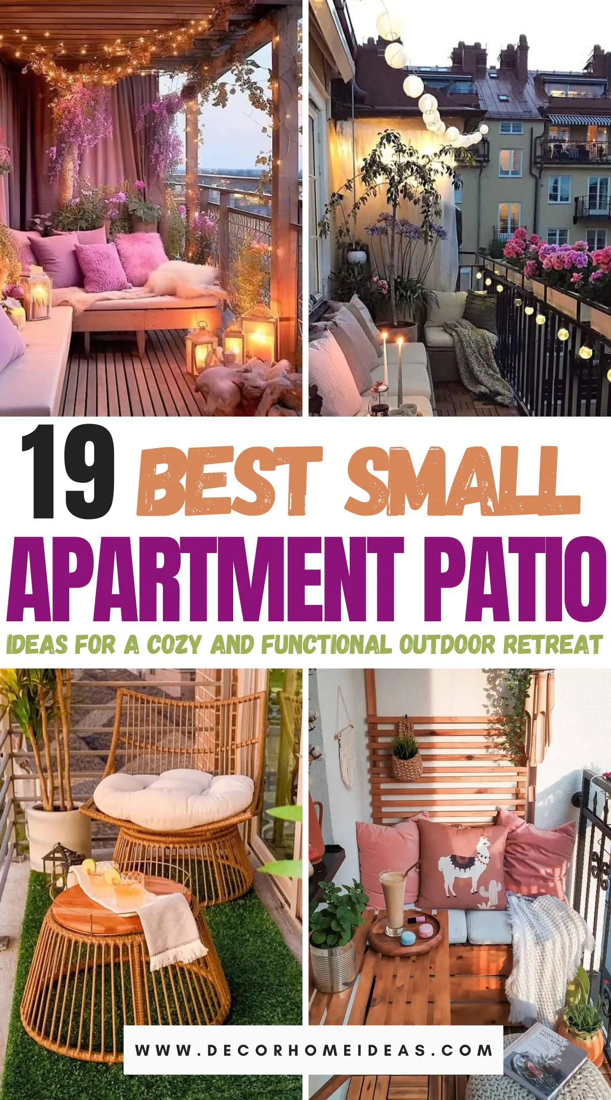 Transform your small apartment patio into a cozy and functional outdoor retreat with these 19 creative ideas. From space-saving furniture and lush greenery to ambient lighting and stylish decor, discover how to maximize your outdoor space. Dive into our tips to create the perfect relaxing nook that suits your style and needs.