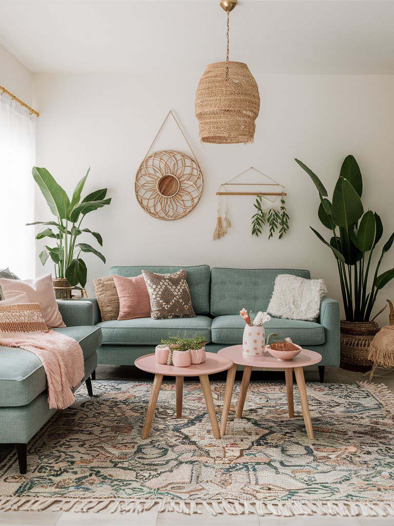 26. Pastel Boho Sanctuary