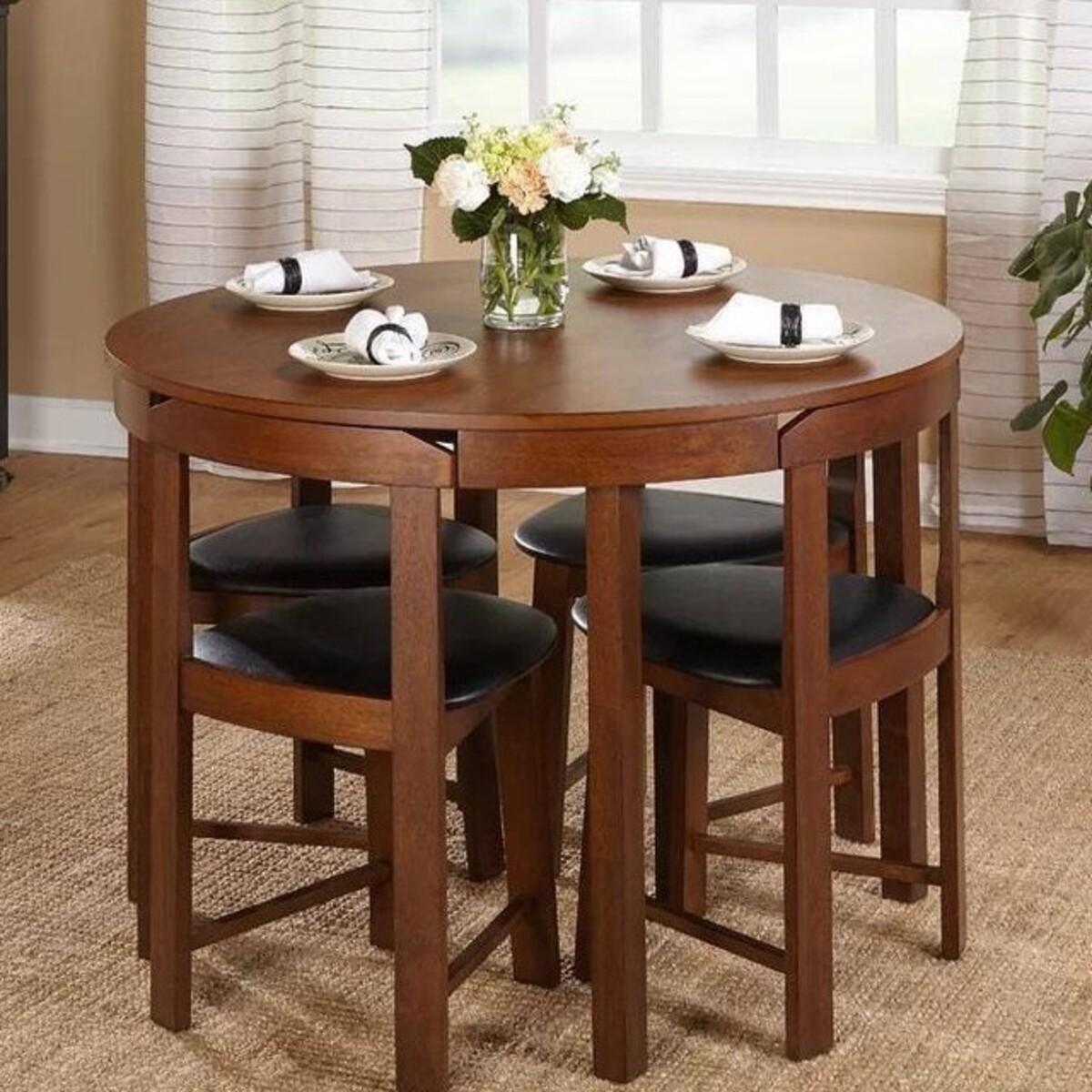 chic and space saving dining table ideas 4