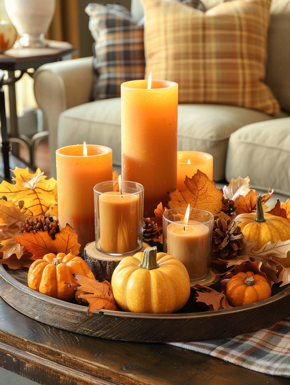 fall candle decorations 1