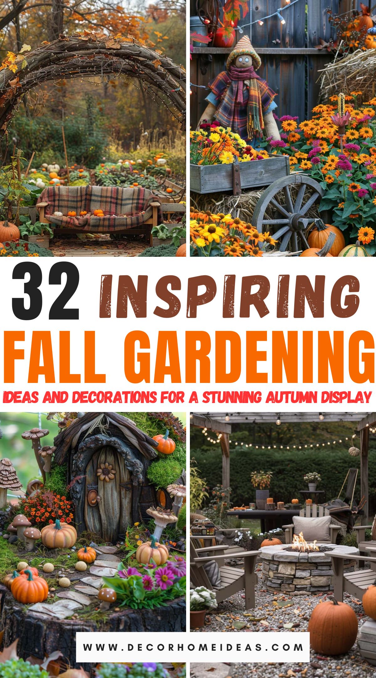fall gardening and decorations ideas