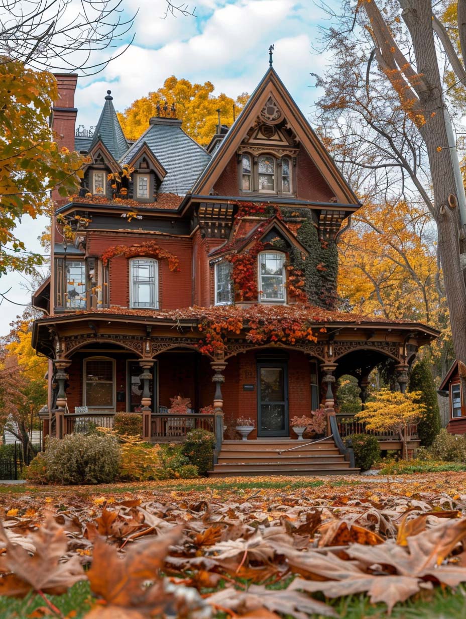 8. Victorian Elegance in Autumn