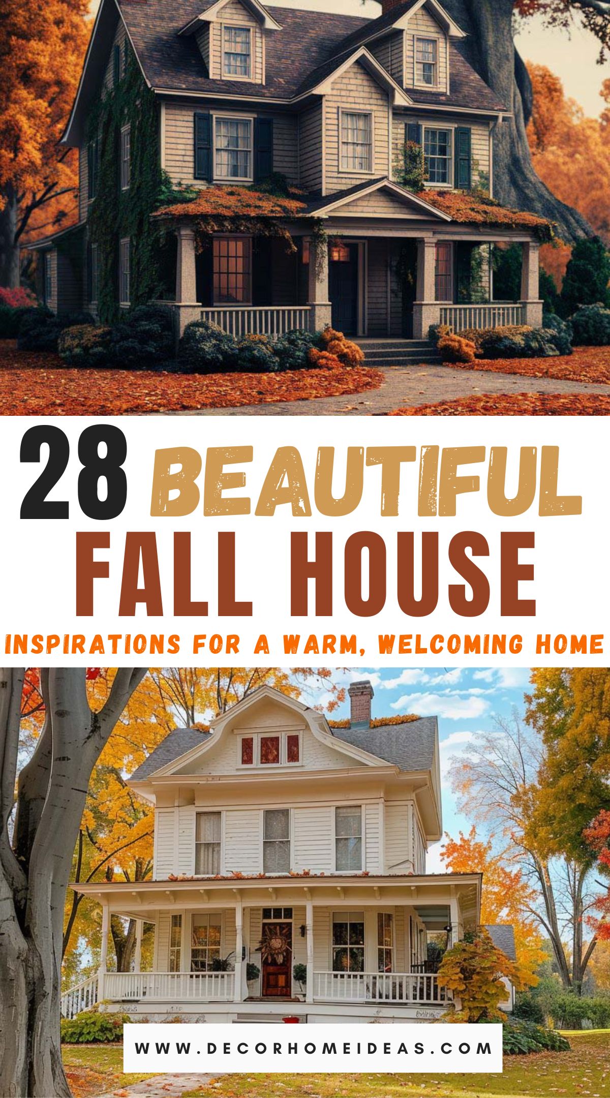 fall house exterior inspirations