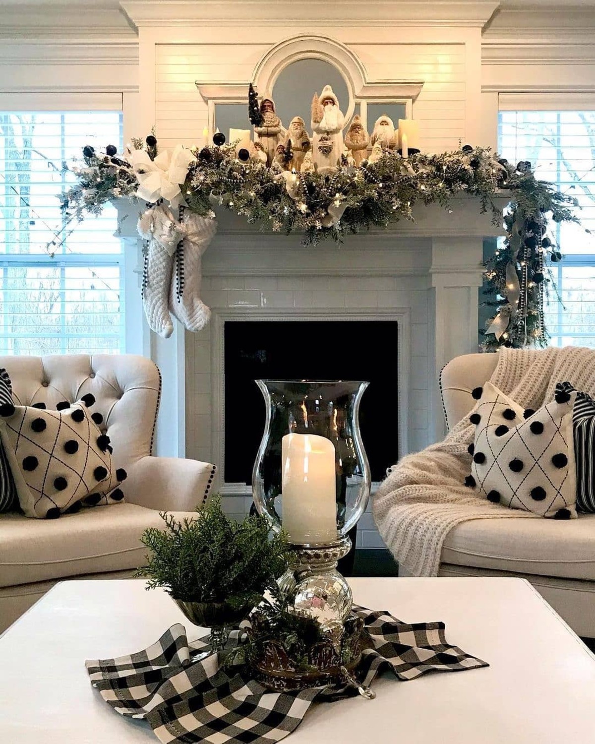 festive christmas mantel decor ideas 19