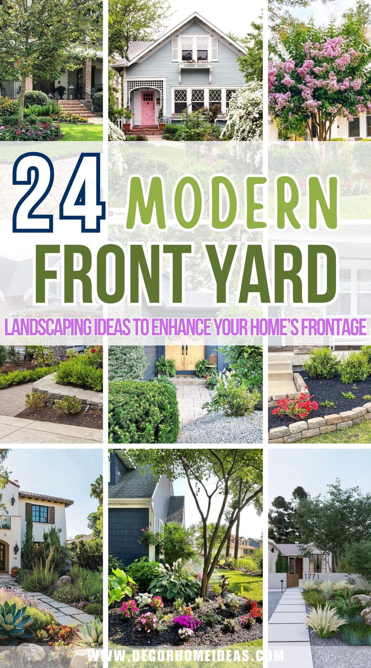 modern front yard landscaping ideas designs