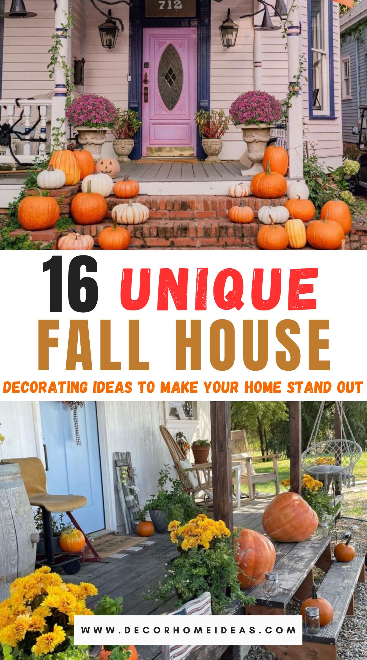 top fall house exterior decorating ideas