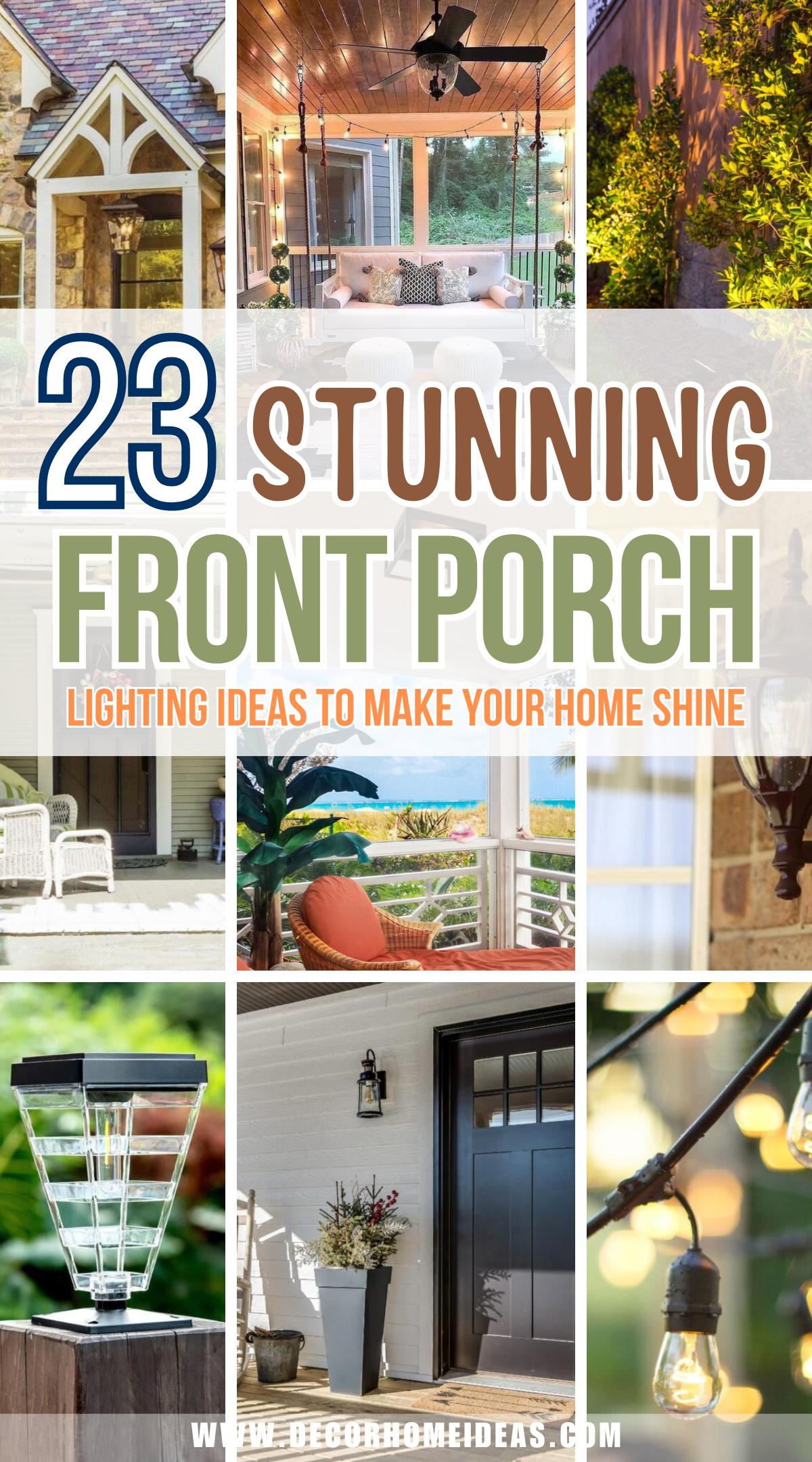 top front porch lighting ideas designs