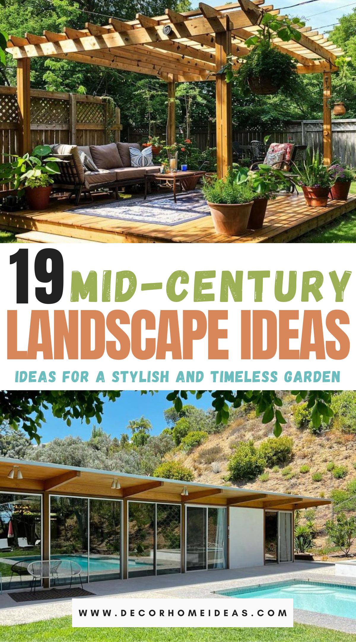 top midcentury modern landscape ideas