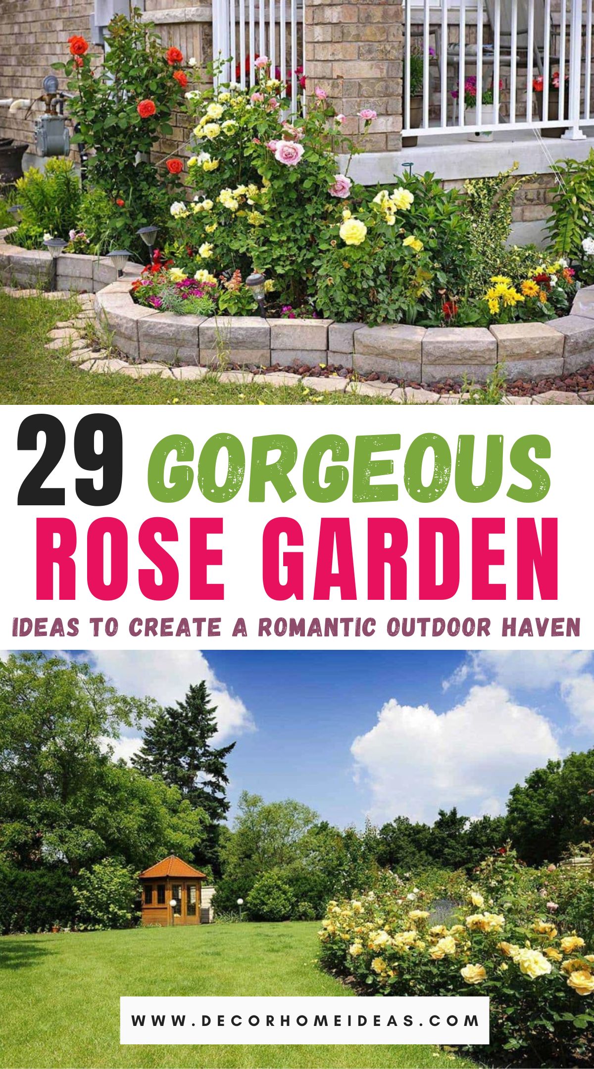 Best Beautiful Rose Garden Ideas 1