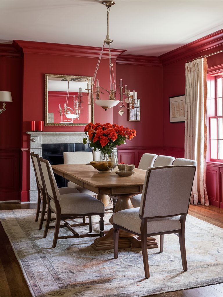 Farrow and Ball Eating Room Red