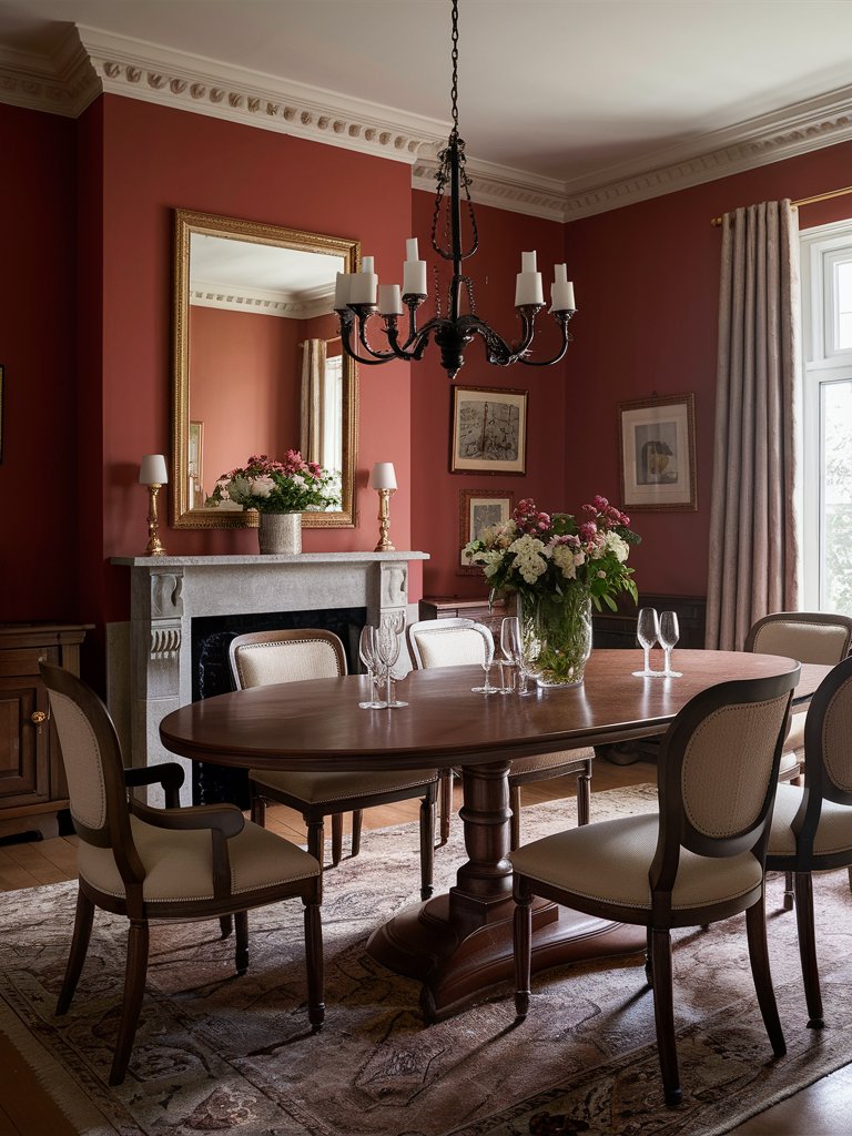 Farrow and Ball Eating Room Red