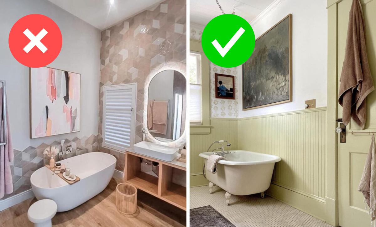 best bathroom wall options