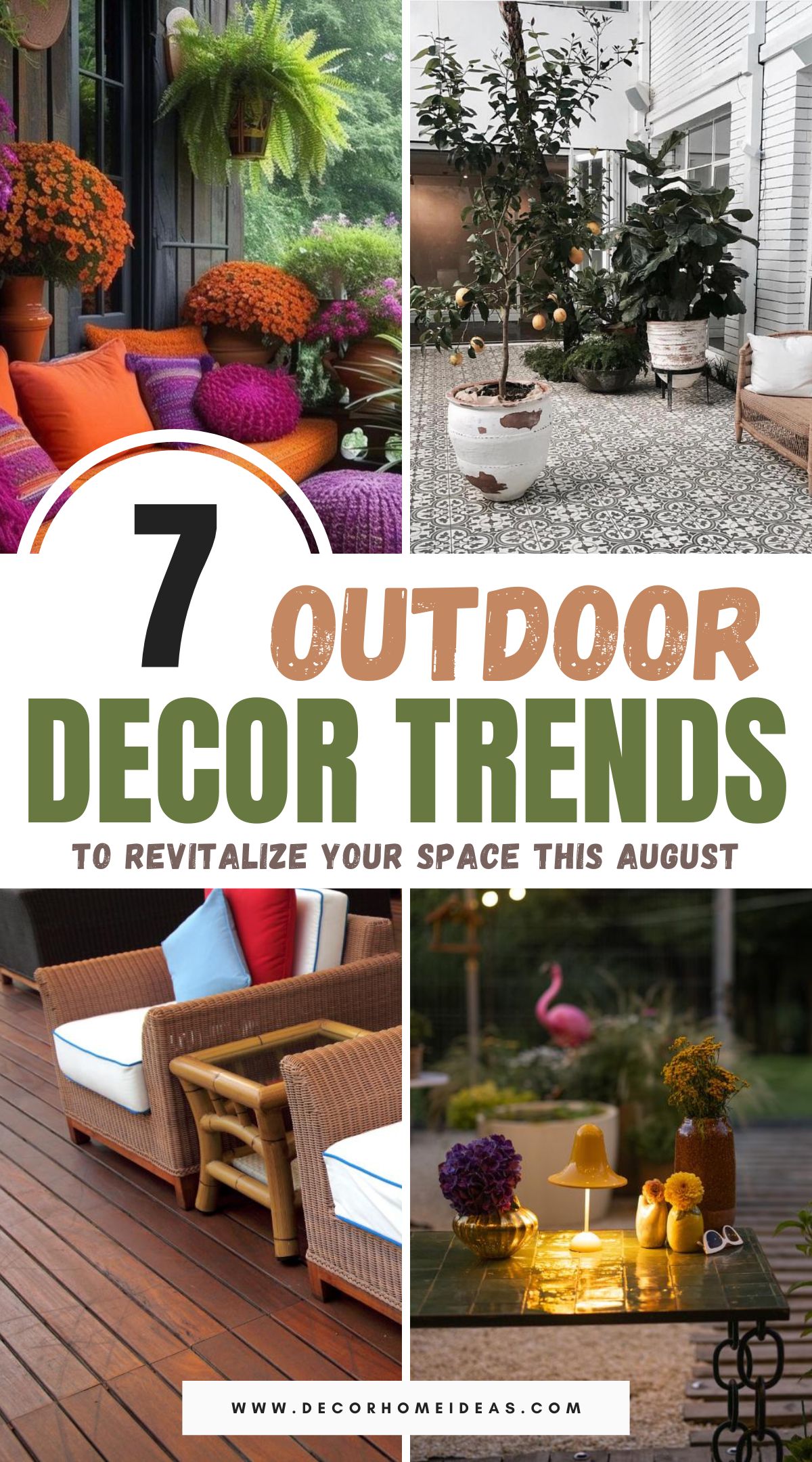 best outdoor decor trends august