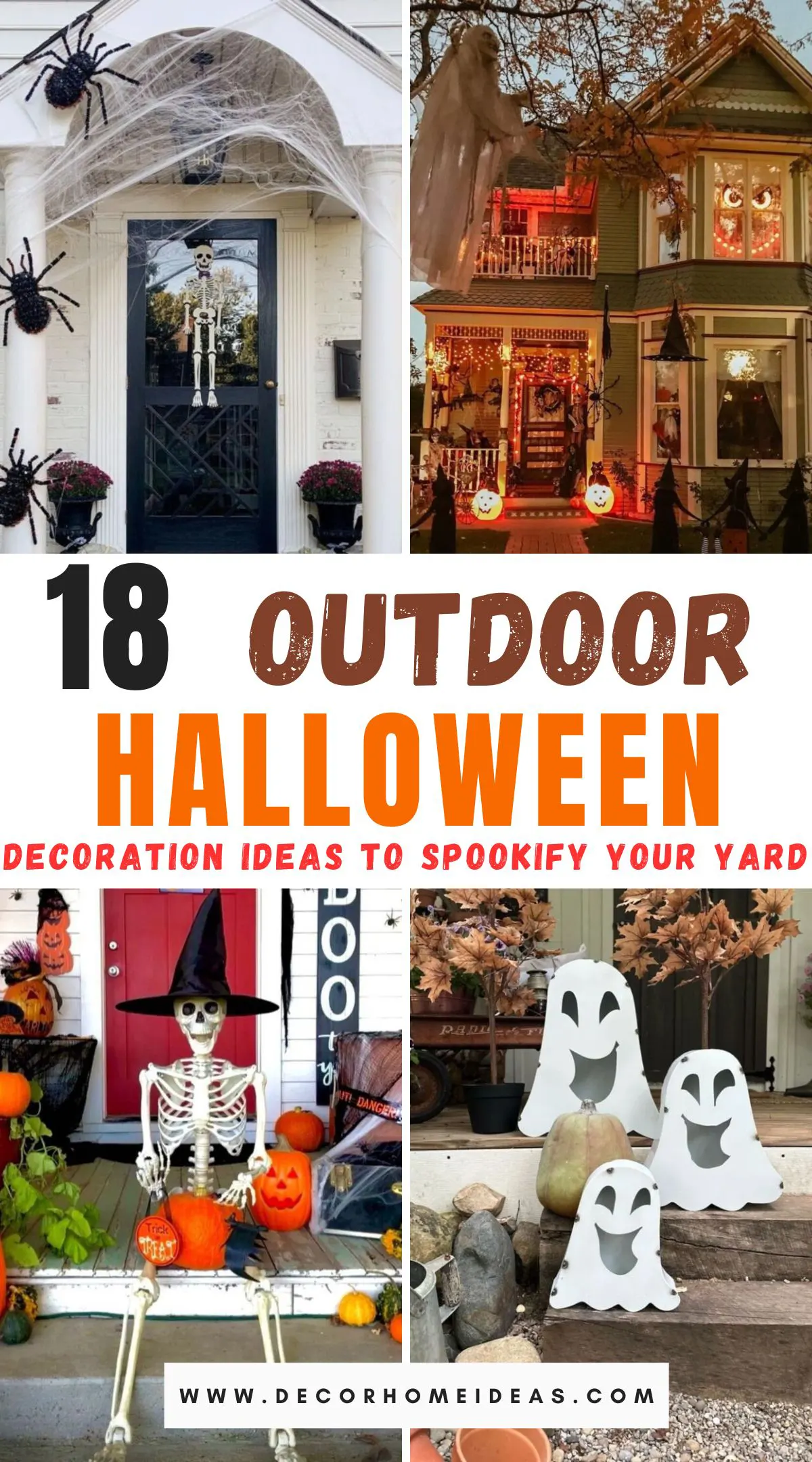 Transform your yard into a haunted haven with these 18 frightfully fun outdoor Halloween decoration ideas! From eerie lighting to spooky inflatables and DIY ghostly figures, this guide will help you create a chilling atmosphere that will thrill trick-or-treaters and guests alike. Discover clever tips and creative concepts to make your home the talk of the town this Halloween season.