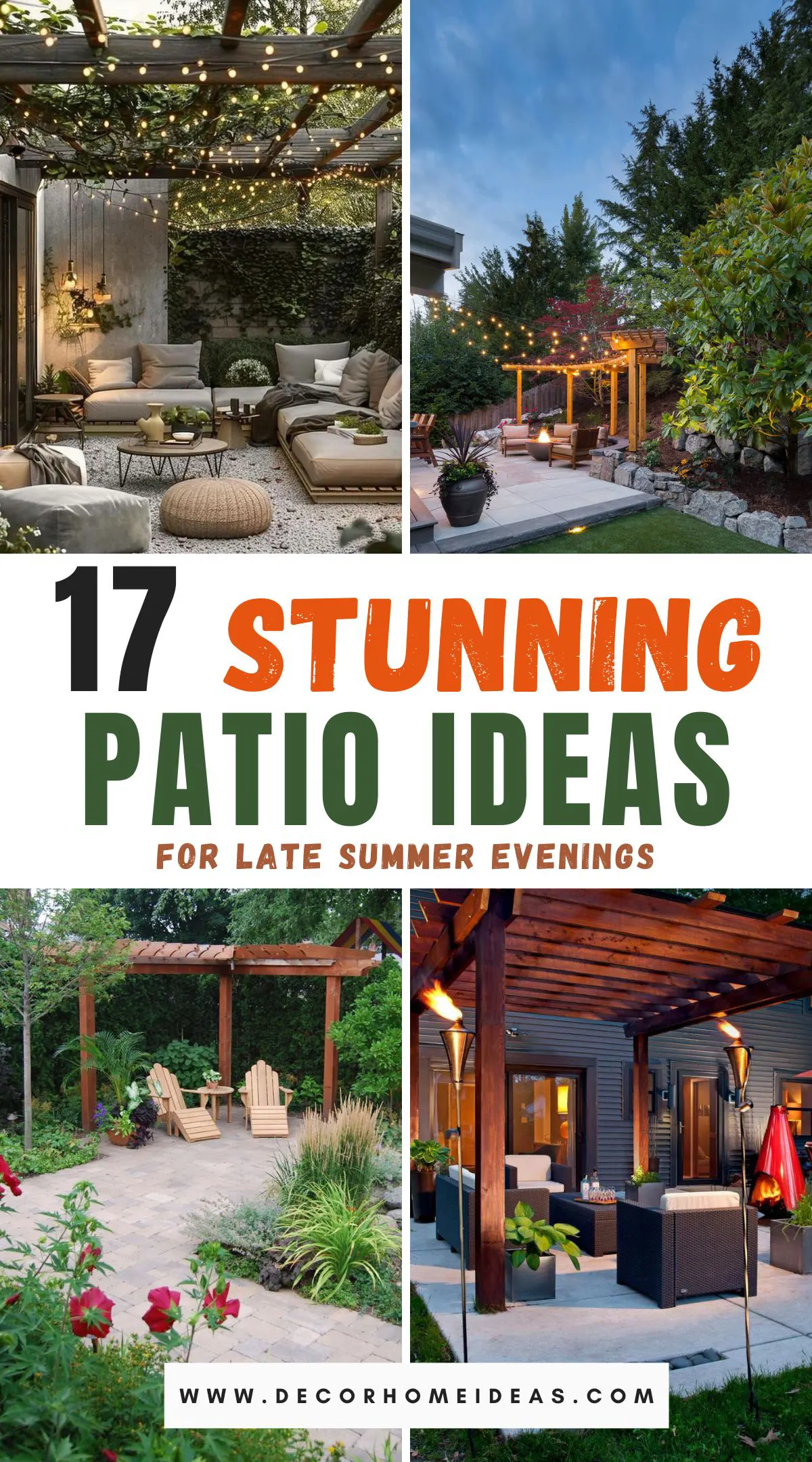 Discover 17 breathtaking patio transformation ideas perfect for enhancing your outdoor space during late summer evenings. From cozy lighting solutions to stylish furniture arrangements, these ideas will help you create a serene and inviting atmosphere.