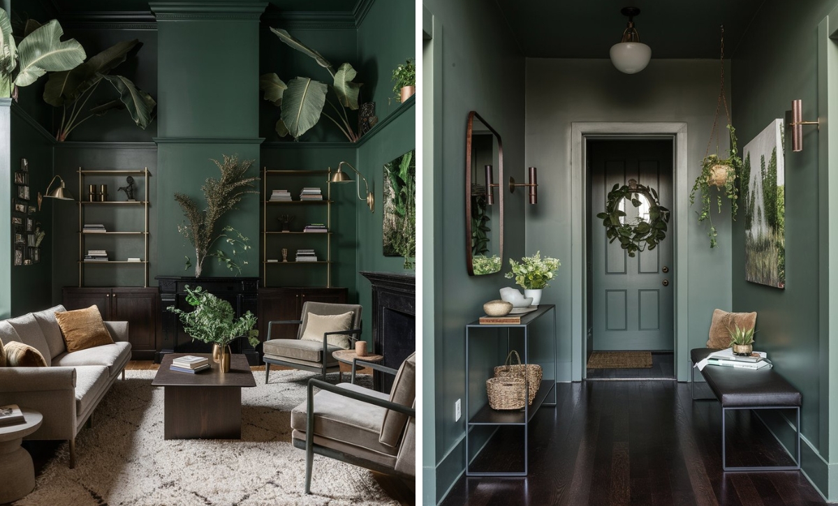 12 Deep Forest Green Paint Colors for a Rich Ambiance