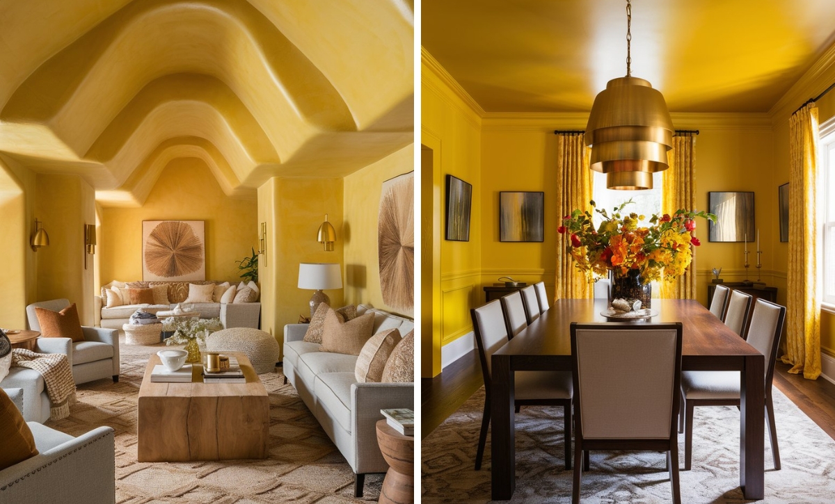 12 Luxurious Golden Yellow Paint Colors That Shine