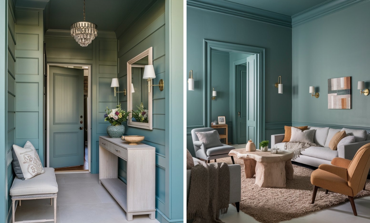 12 Trendy Teal Paint Colors Designers Are Loving