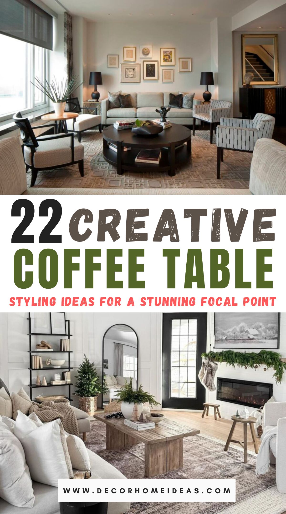 best coffee table styling ideas