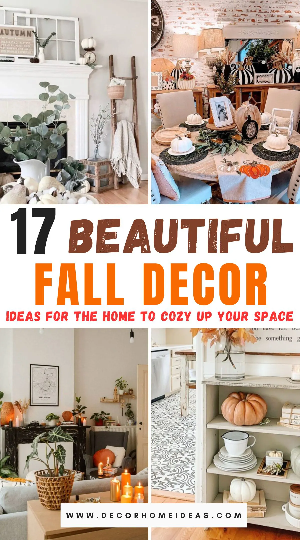 Transform your home into a cozy retreat with these 17 fall decor ideas that embrace the warmth and charm of the season. From rustic accents to rich autumn hues, discover how to incorporate nature-inspired elements that invite comfort and style into every room. Ready to elevate your fall decor?