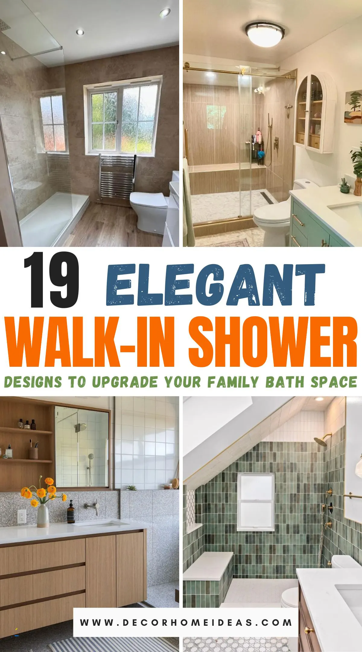 Discover 19 walk-in shower designs tailored for busy families. These functional and stylish showers prioritize safety and convenience, making them ideal for all ages. From slip-resistant flooring to built-in seating and easy-access storage, find inspiration to create a family-friendly bathroom oasis.