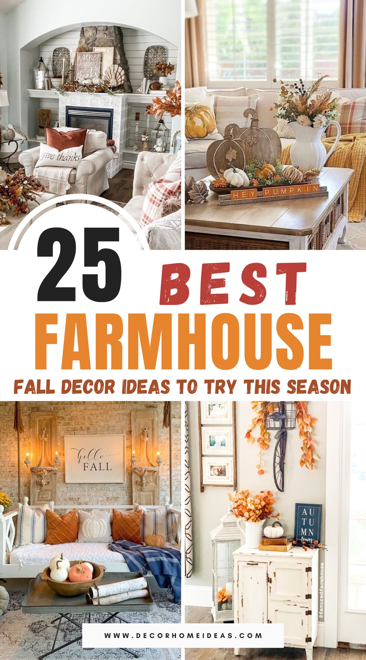 best farmhouse fall decor ideas