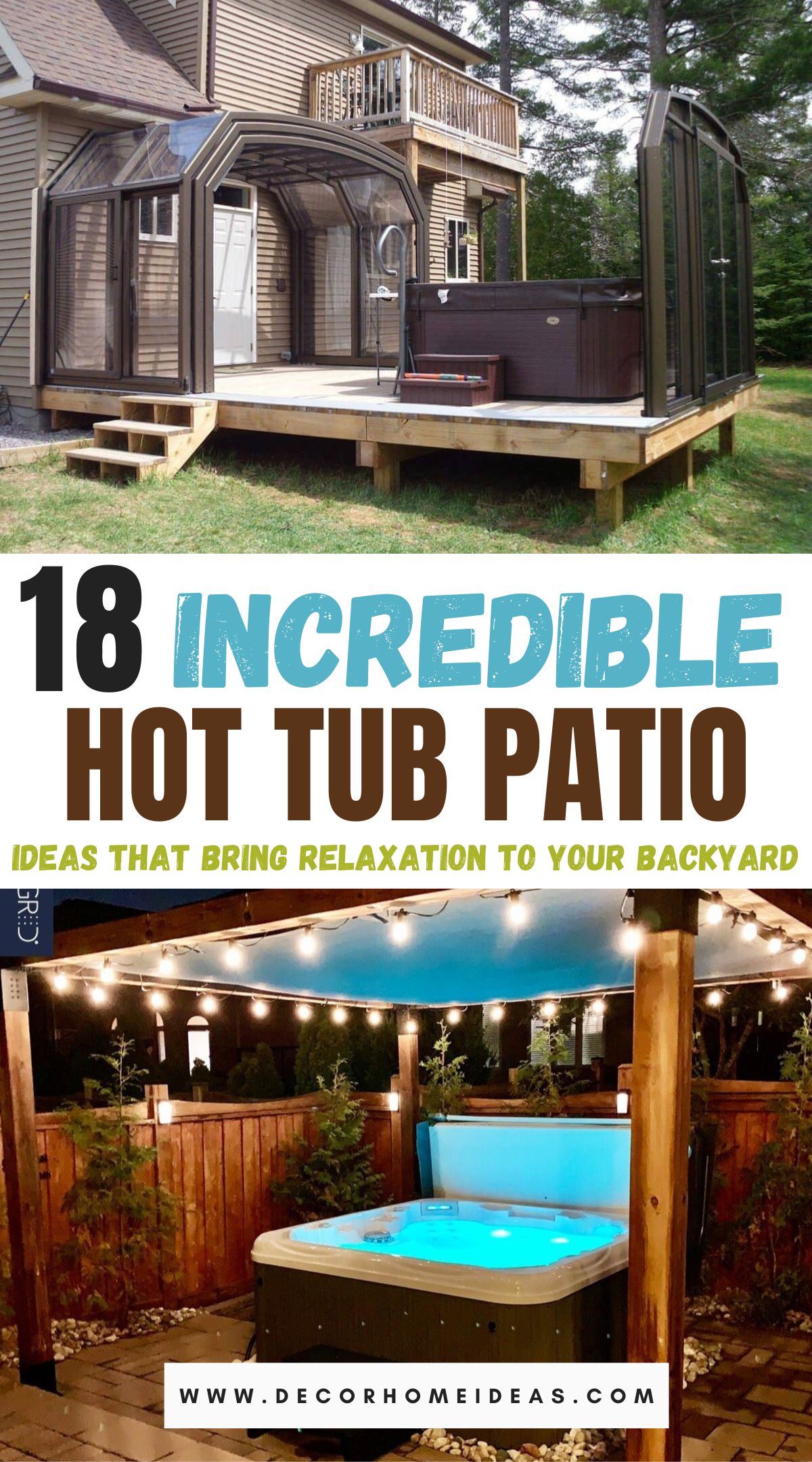 best hot tub patio ideas 1