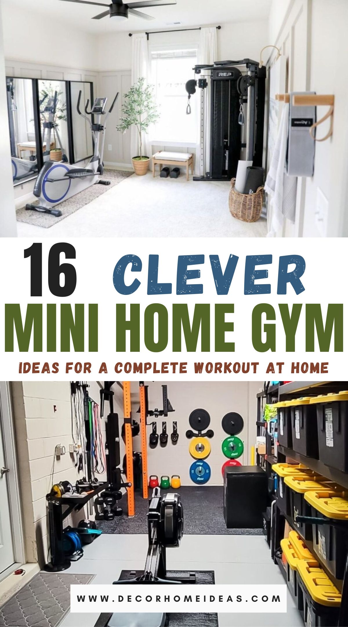 best mini gym at home designs