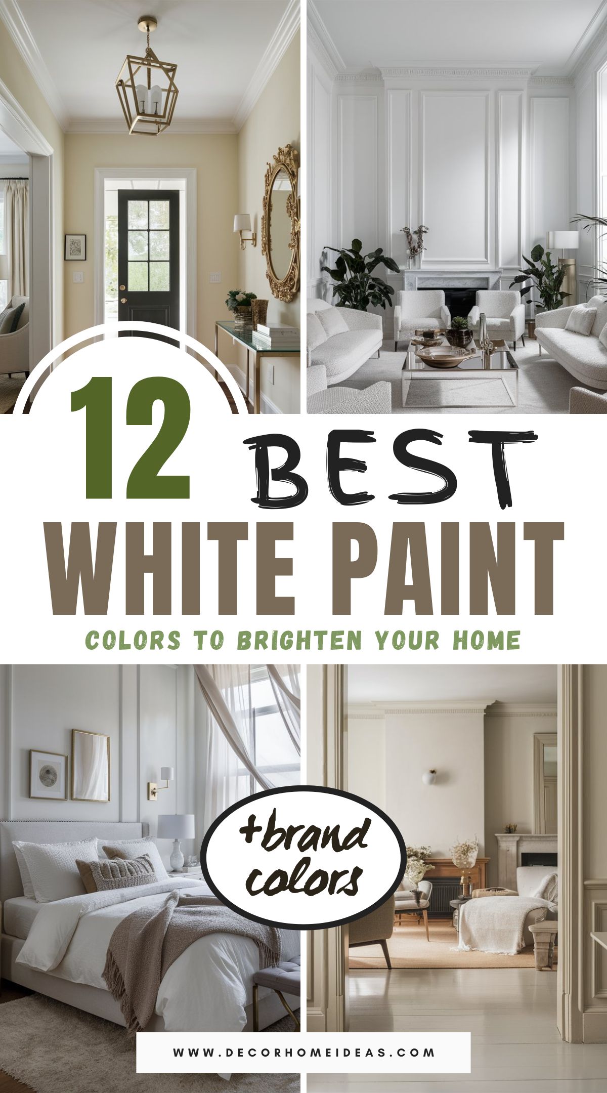 Discover 12 stunning white paint colors that can transform and brighten your home. Whether you're looking for a crisp, clean look or a soft, warm glow, these versatile shades are perfect for any space. Find out which whites best suit your style and how to use them effectively in your decor.