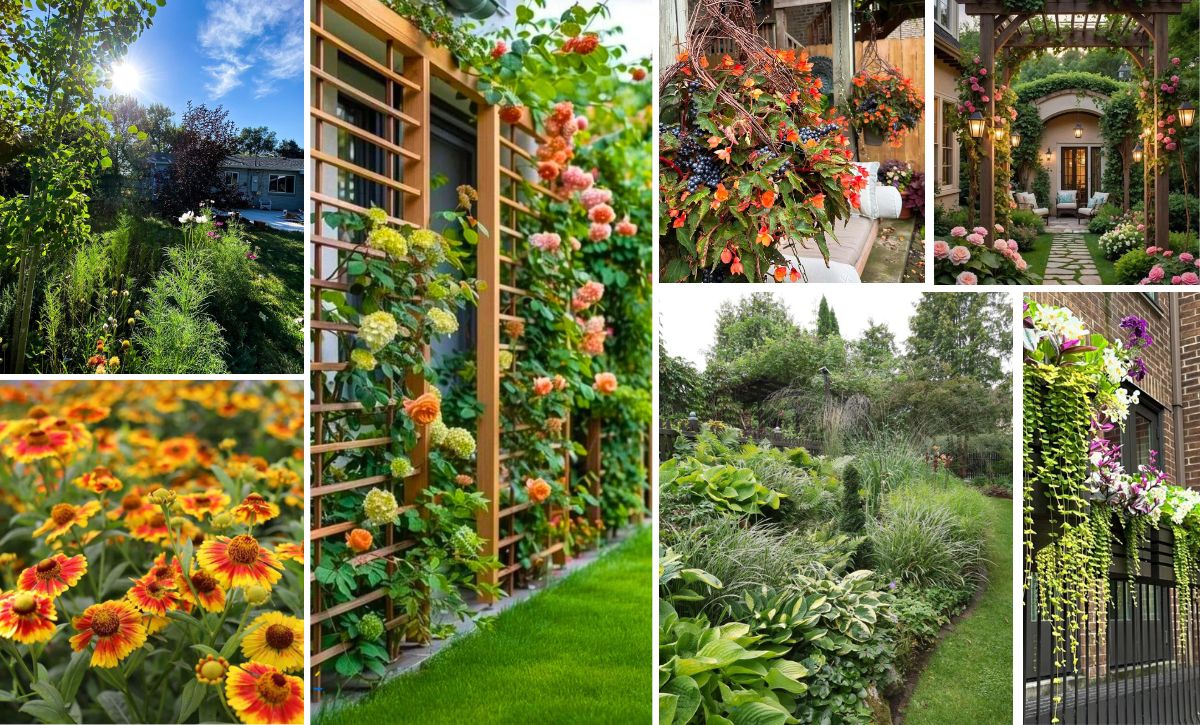 fall flower bed ideas for front of house