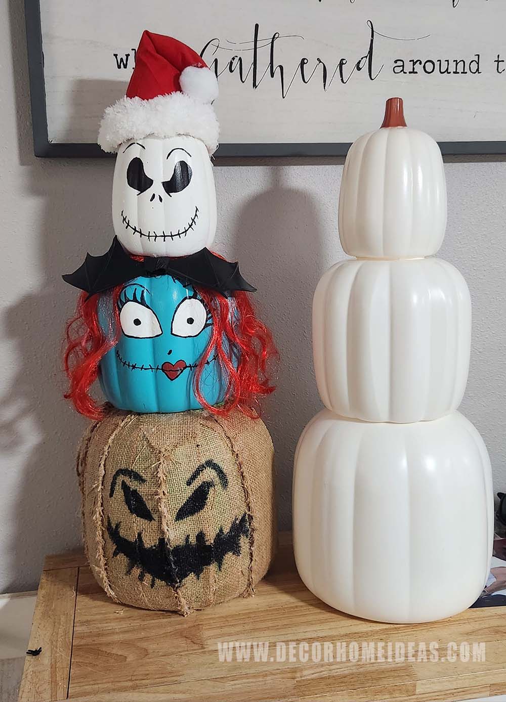 stacked pumpkins ideas 5