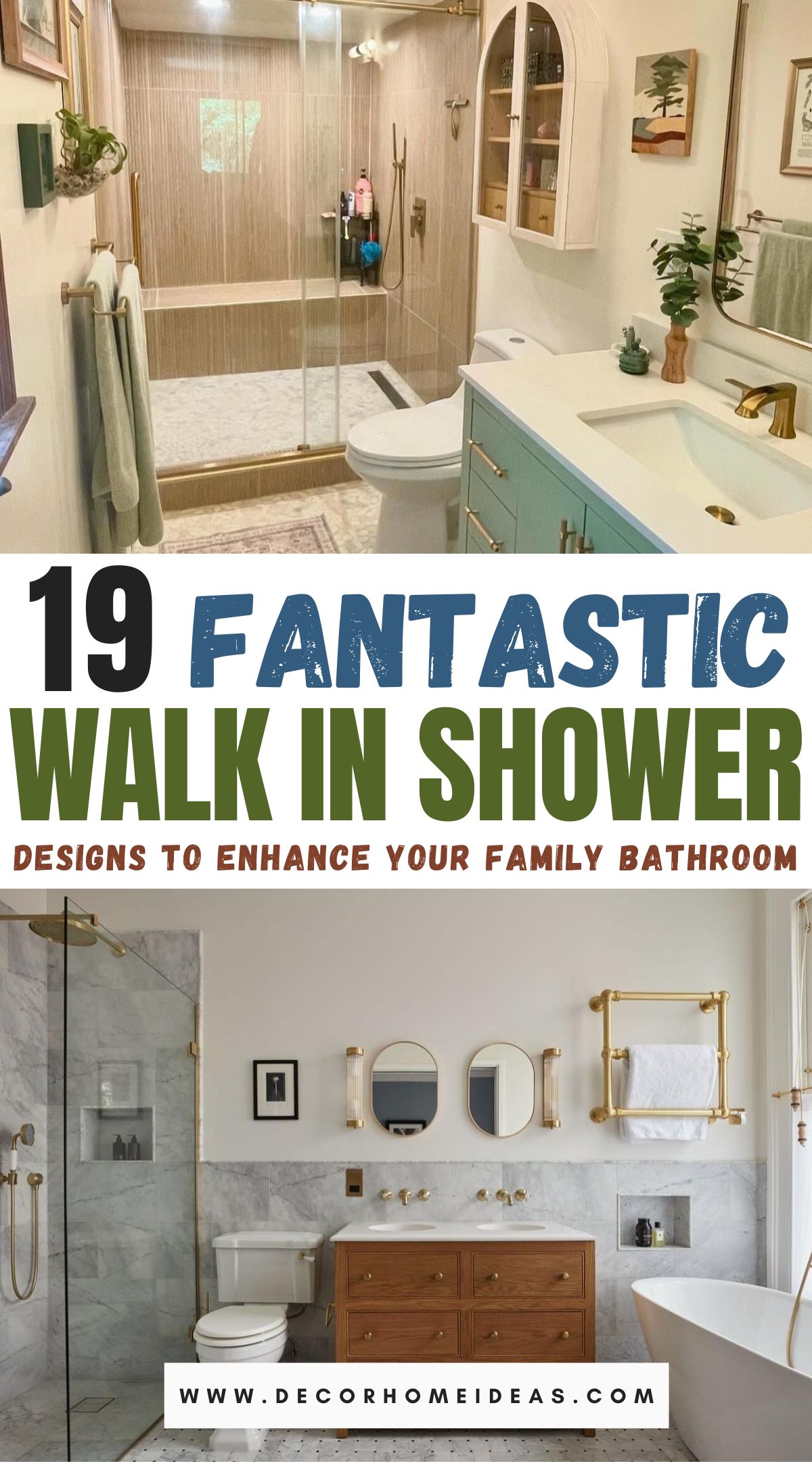 top family friendly walk in shower designs